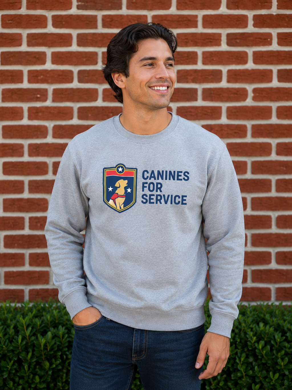 Solid Gray Crewneck Sweatshirt