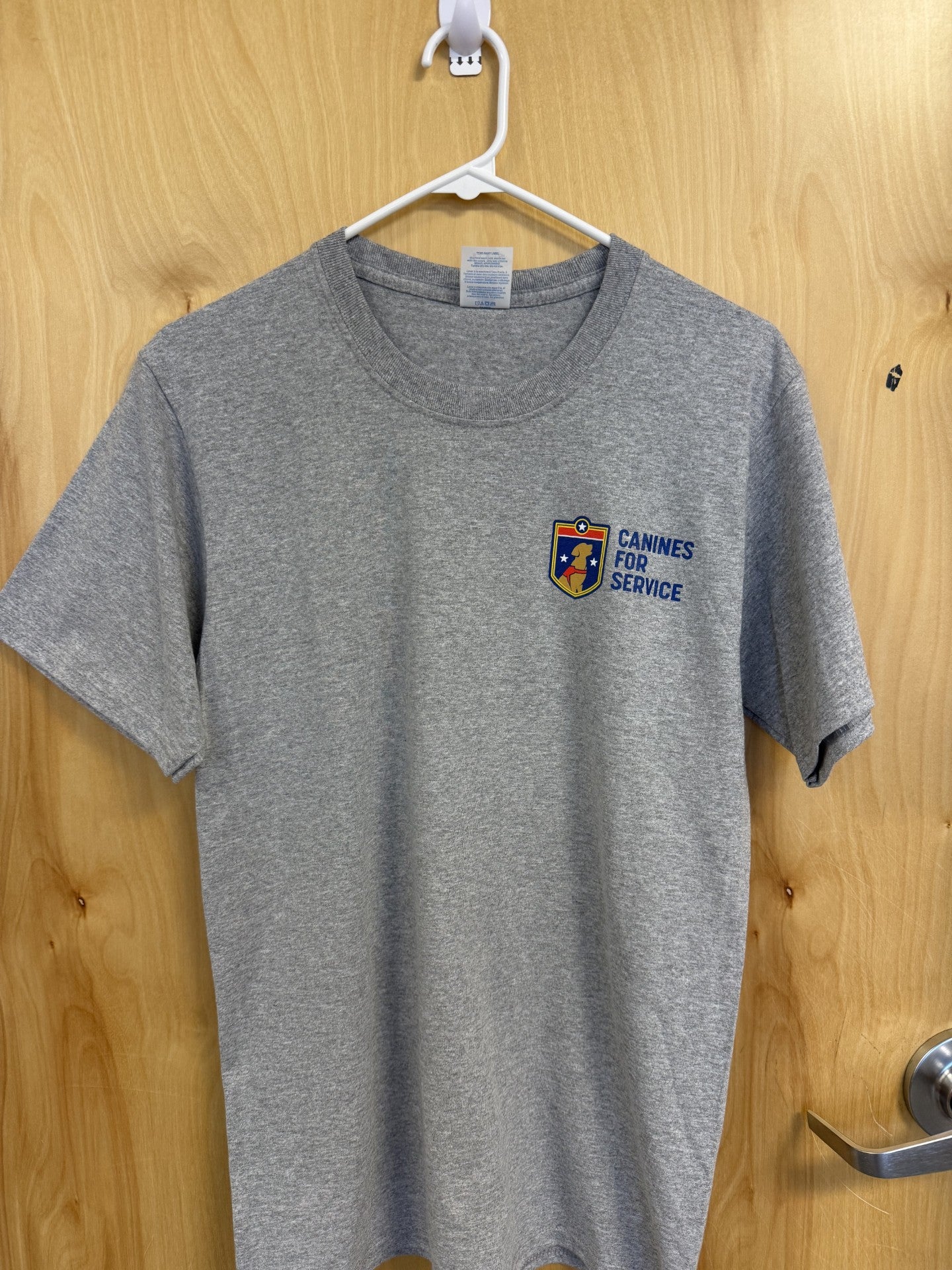 Canines for Service Short Sleeve T-Shirt - Mission Back