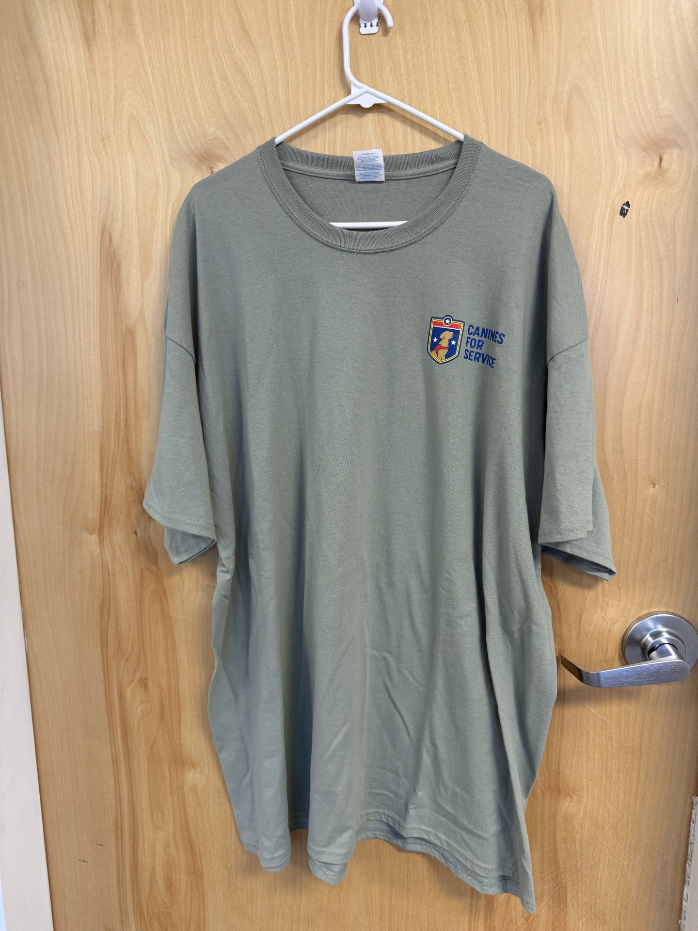Canines for Service Short Sleeve T-Shirt - Mission Back