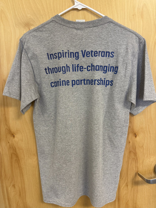 Canines for Service Short Sleeve T-Shirt - Mission Back