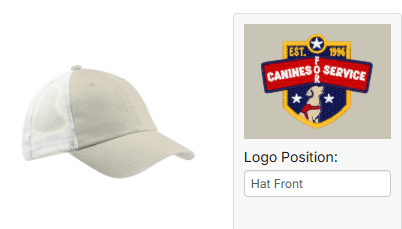 Tan Trucker Hat with Embroidered Logo